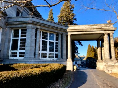Porte Cochere, Laurel Court, Belmont Avenue, College Hill,… 