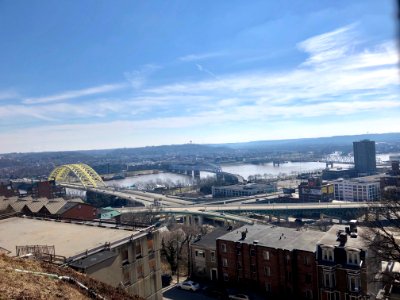 View of Newport from Mount Adams, Cincinnati, OH 
