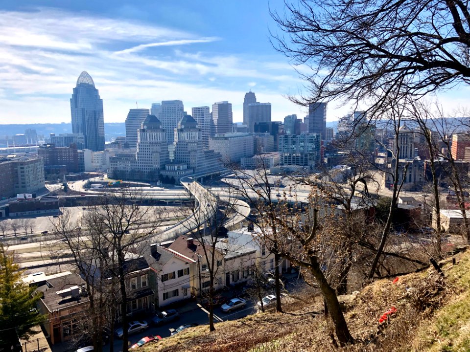 Downtown Skyline from Mount Adams, Cincinnati, OH 