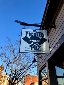 The Pickled Pig Sign, Walnut Hills, Cincinnati, OH 
