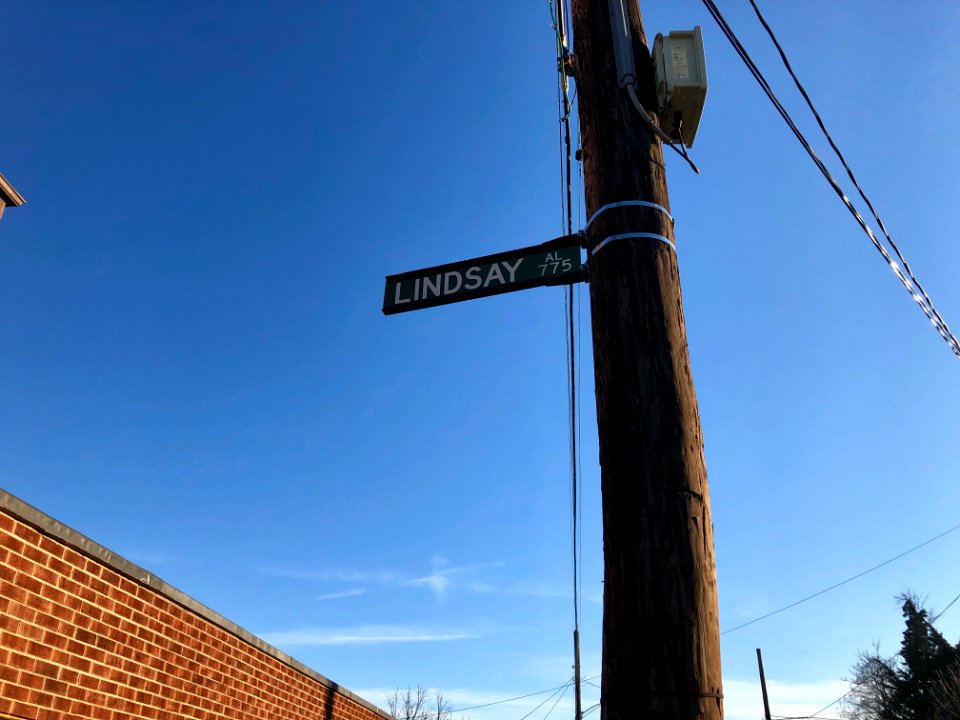 Lindsay Alley Sign, Walnut Hills, Cincinnati, OH 
