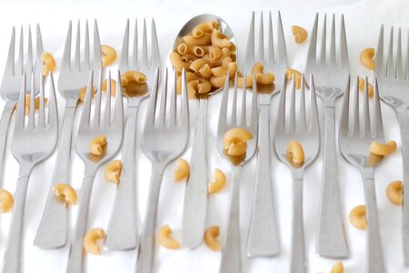 Hörnli pasta cutlery