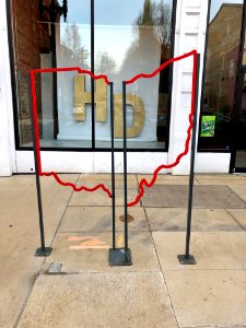 Ohio Bike Rack, Main Street, Over-the-Rhine, Cincinnati, O… 