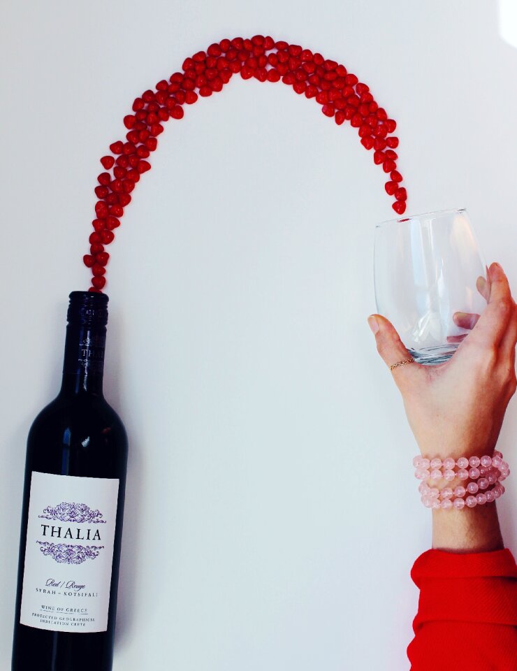 Bottle wine bottle red