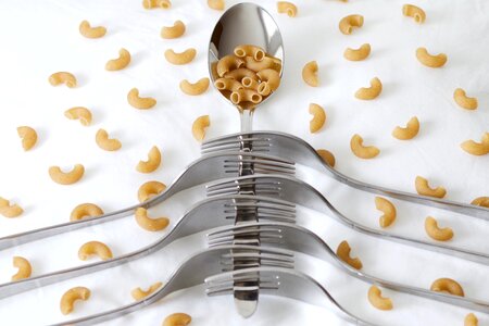 Hörnli pasta cutlery
