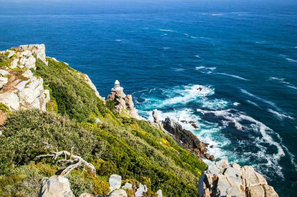 Lighthouse ocean cliffs