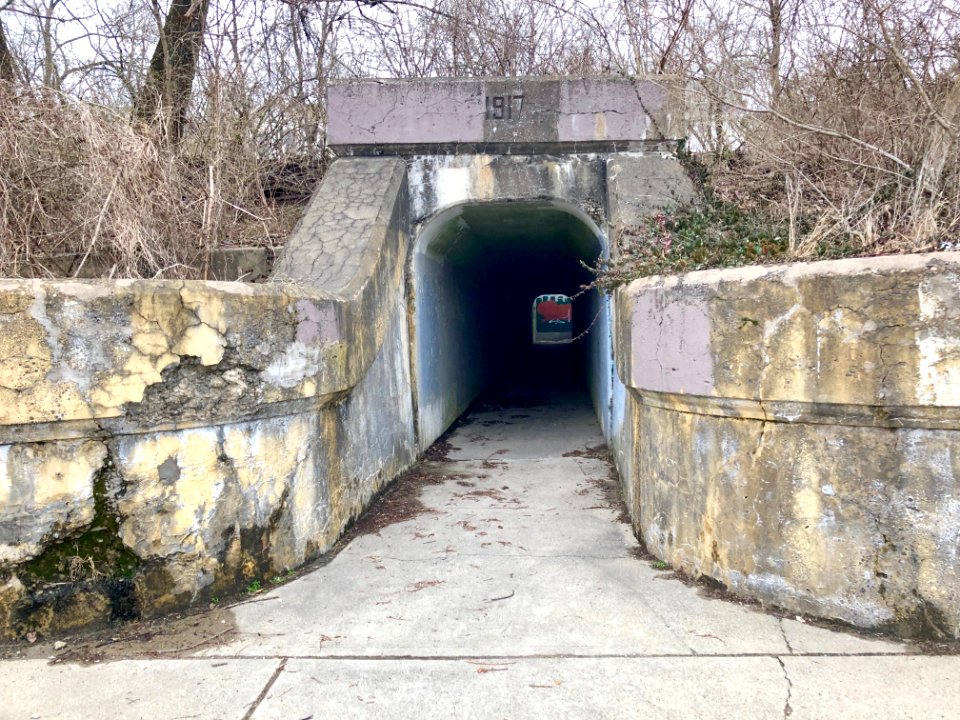 Wenner Street Pedestrian Tunnel, East End, Cincinnati, OH 