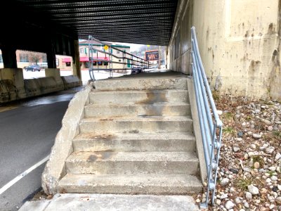 Delta Avenue Underpass, East End, Cincinnati, OH 