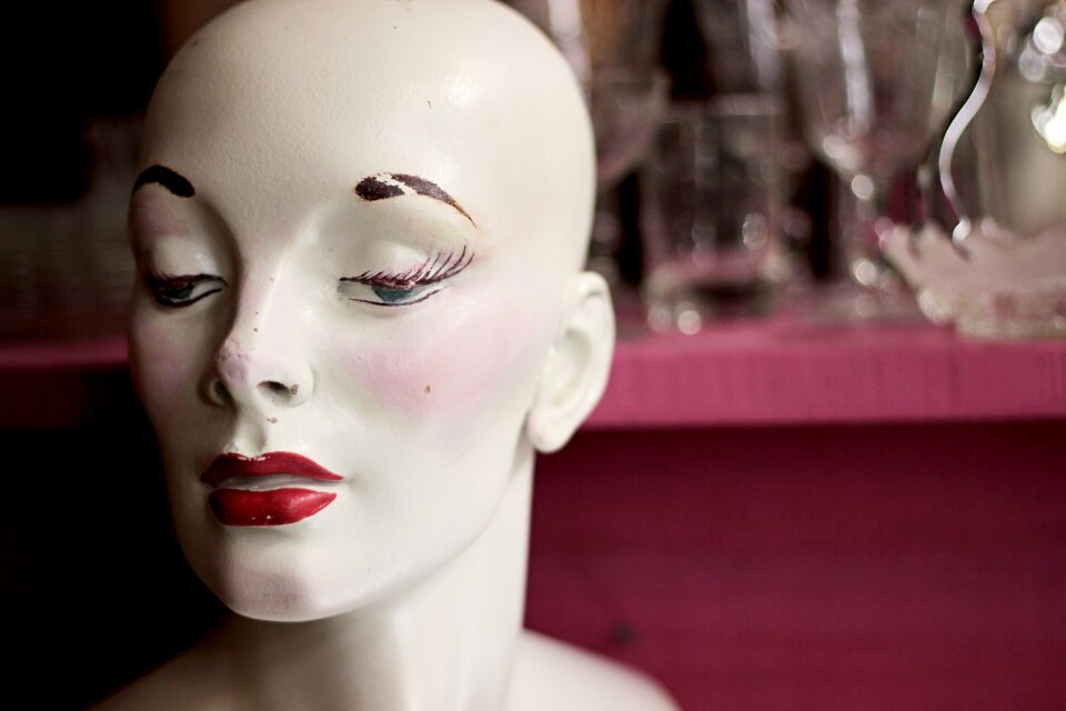 Grunge mannequin shop