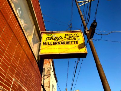 Daisy's Beauty and Health Salon Sign, Walnut Hills, Cincin… 