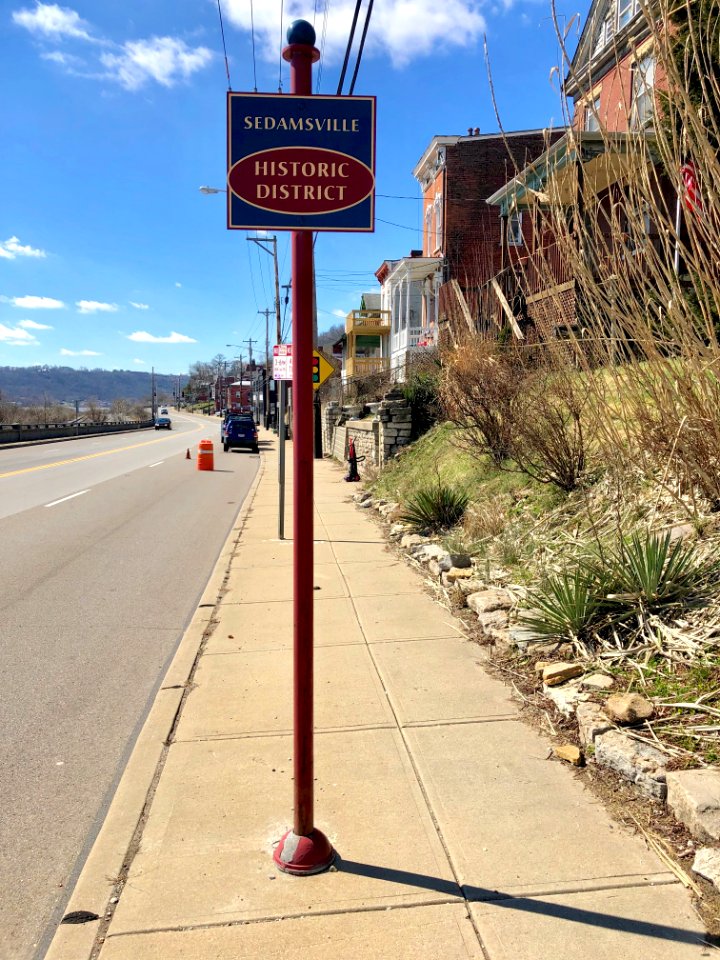 Sedamsville Historic District Sign, Sedamsville, Cincinnat… 