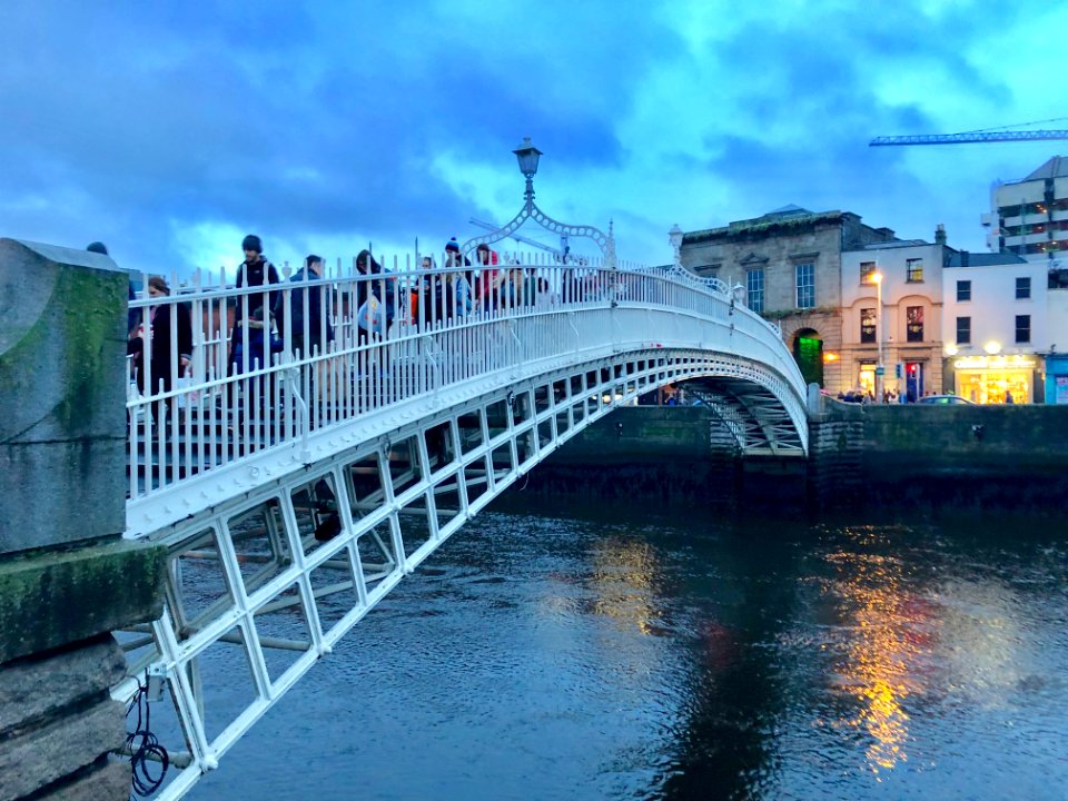 Ha'penny Bridge, Dublin, Éire 
