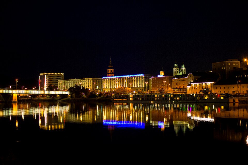 Lights at night city lights
