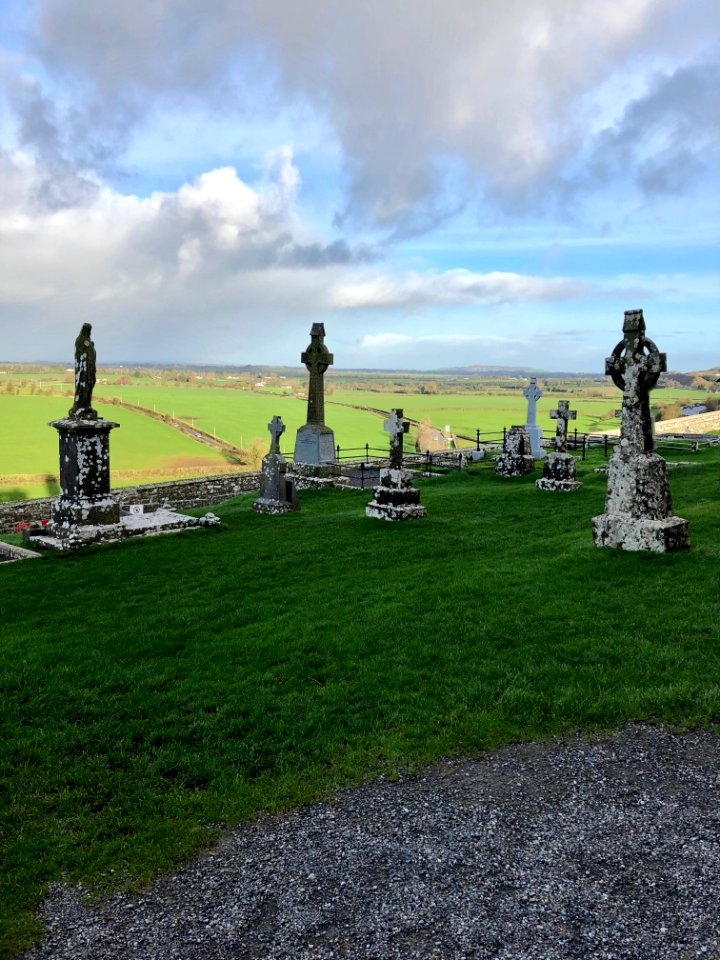 Graveyard, Rock of Cashel, Caiseal, Éire 