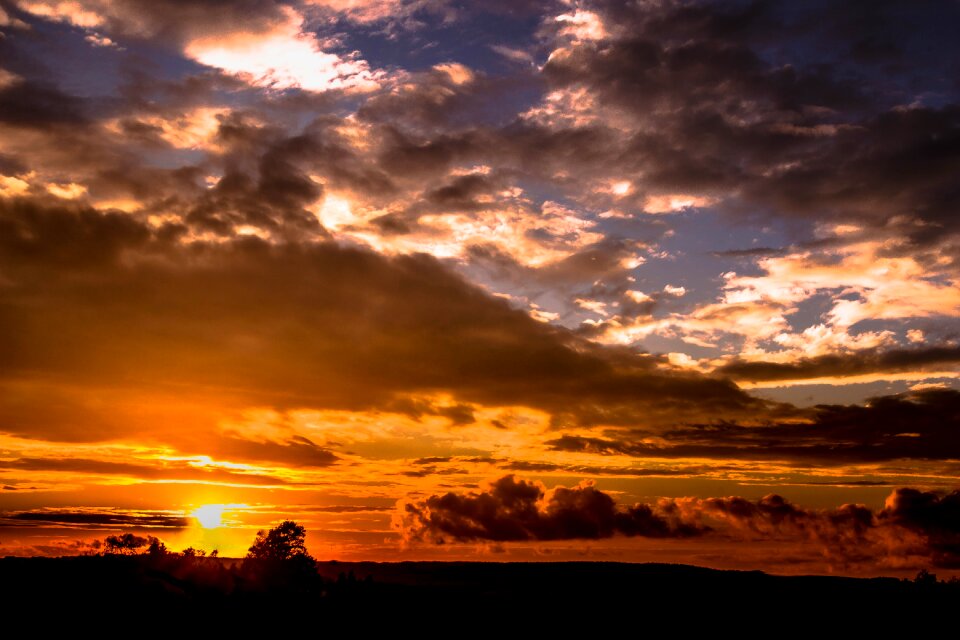 Clouds wolkenspiel abendstimmung