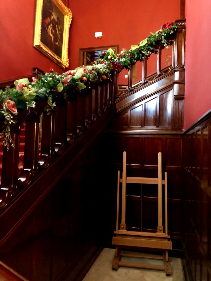 Grand Staircase, Kilkenny Castle, Cill Chainnigh, Éire 