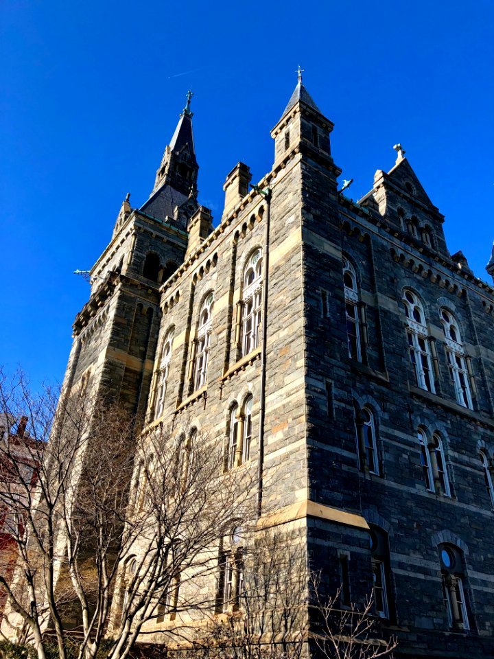 Healy Hall, Georgetown University, Georgetown, Washington,… 