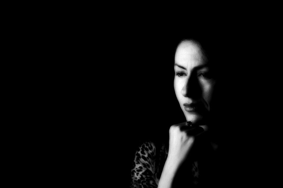Beautiful femininity darkness