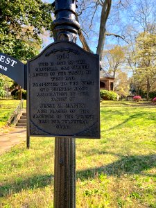Historical Marker, The Wren's Nest (Joel Chandler Harris H… 