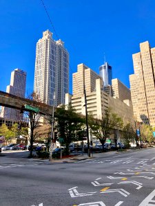 View of Peachtree Center, Atlanta, GA 
