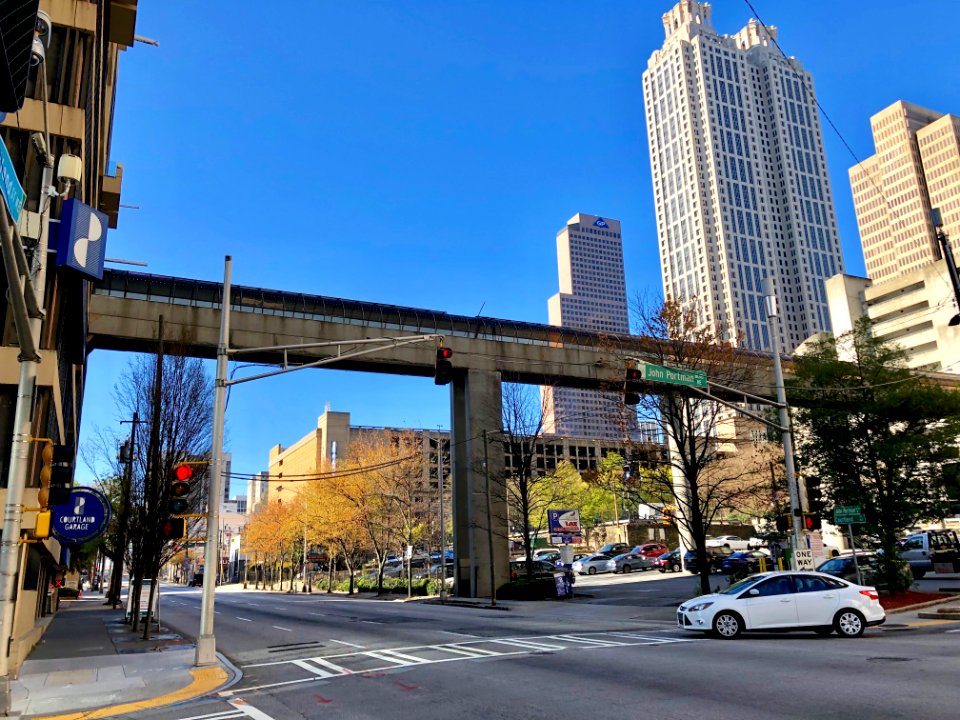 View of Peachtree Center, Atlanta, GA 