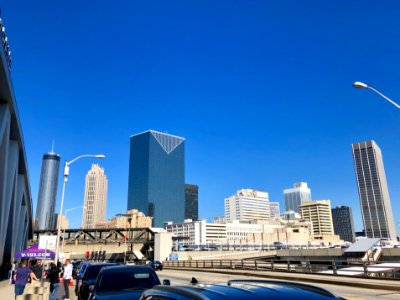 Skyline from Centennial Olympic Park Drive, Atlanta, GA 