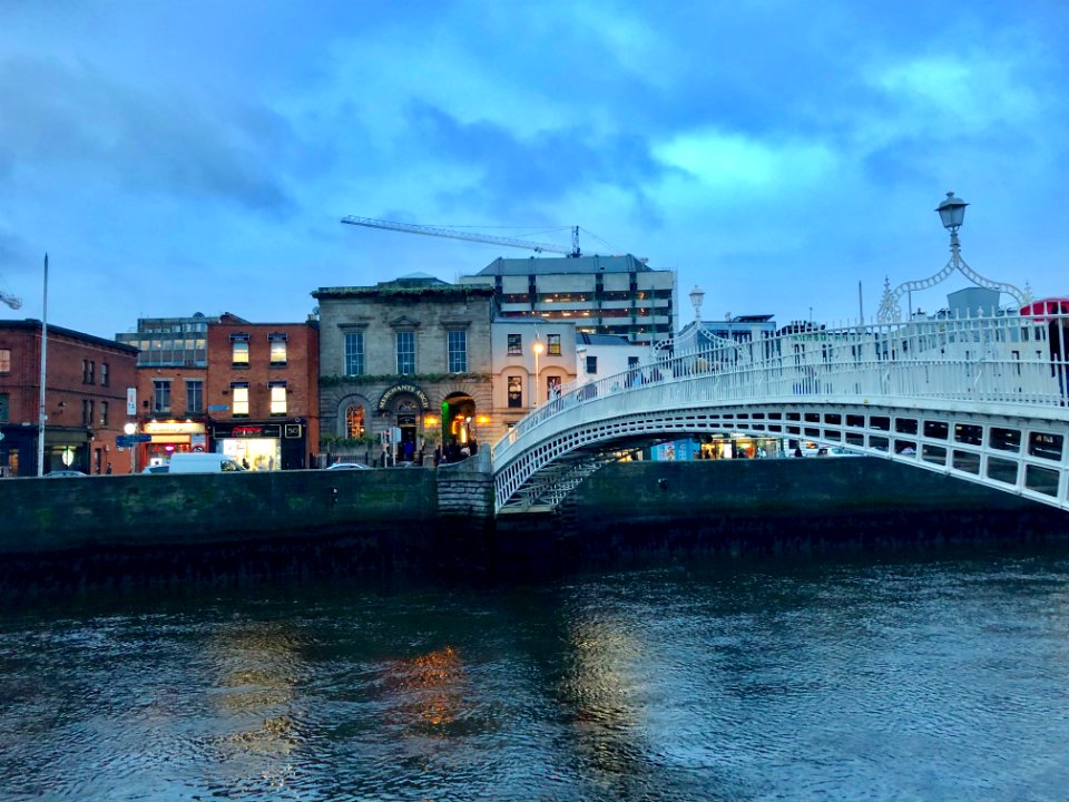 Ha'penny Bridge, Dublin, Éire 