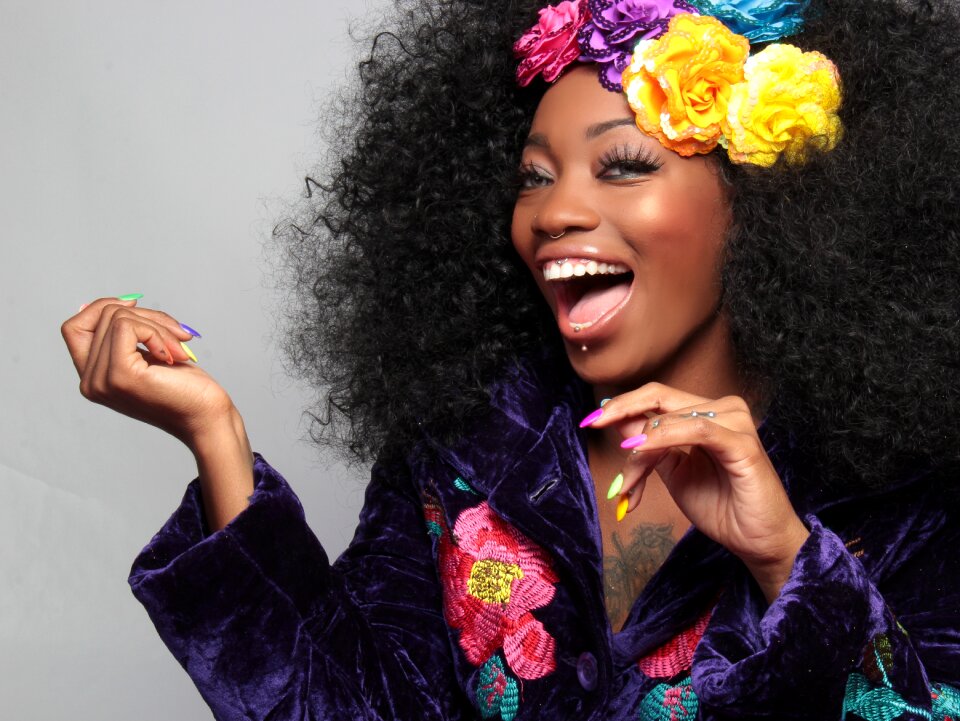 Black african american woman