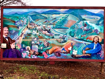 Dillsboro Mural, Dillsboro, NC 