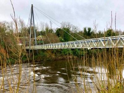 Brú na Bóinne Pedestrian Bridge, Donore, Éire 