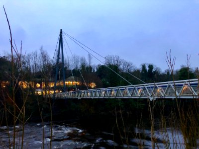 Brú na Bóinne Pedestrian Bridge, Donore, Éire 
