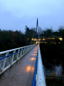 Brú na Bóinne Pedestrian Bridge, Donore, Éire 