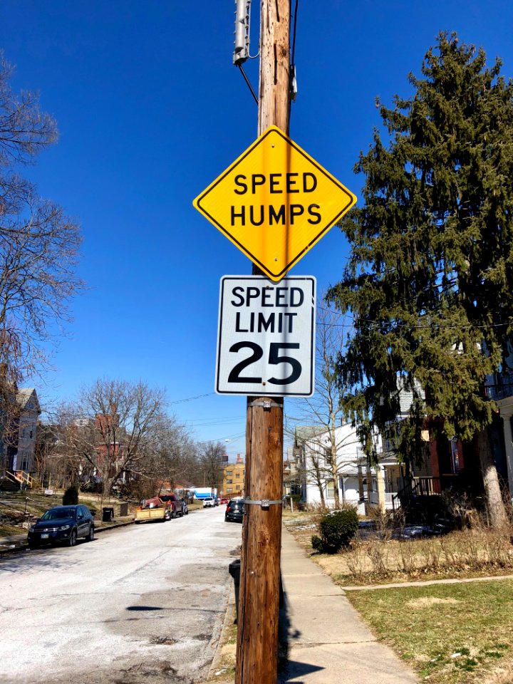 Speed Humps, Hemlock Street, Walnut Hills, Cincinnati, OH 