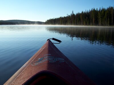Kayaking water paddle photo