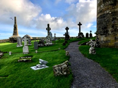 Graveyard, Rock of Cashel, Caiseal, Éire 
