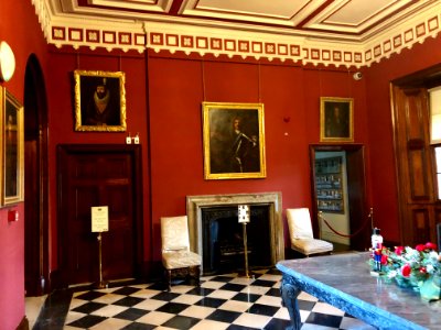 Entrance Hall, Kilkenny Castle, Cill Chainnigh, Éire 