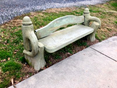 Bench, Everett Street, Bryson City, NC 