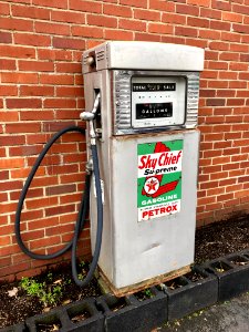 Sky Chief Gas Pump, Bryson City, NC 