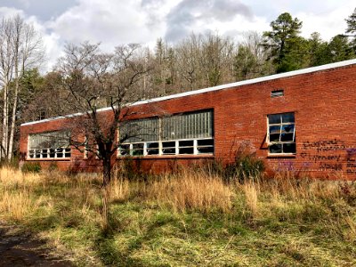 Log Cabin Association Elementary School, Barkers Creek, NC… 