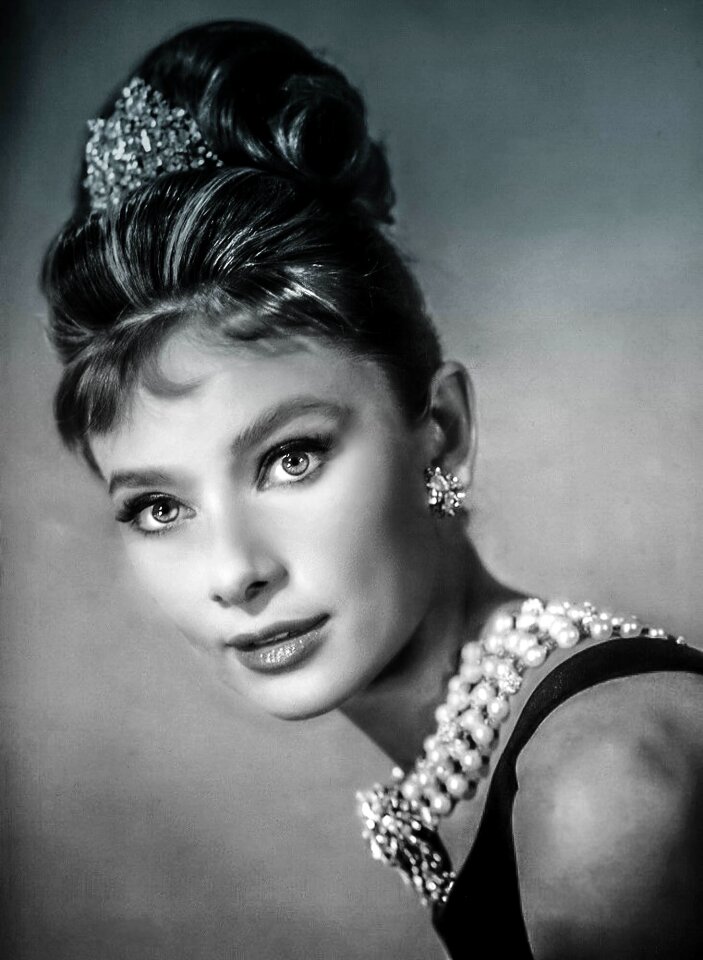 60's icon female face hollywood actress