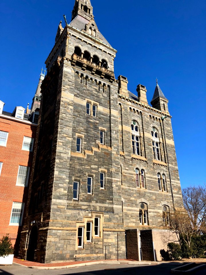 Healy Hall, Georgetown University, Georgetown, Washington,… 