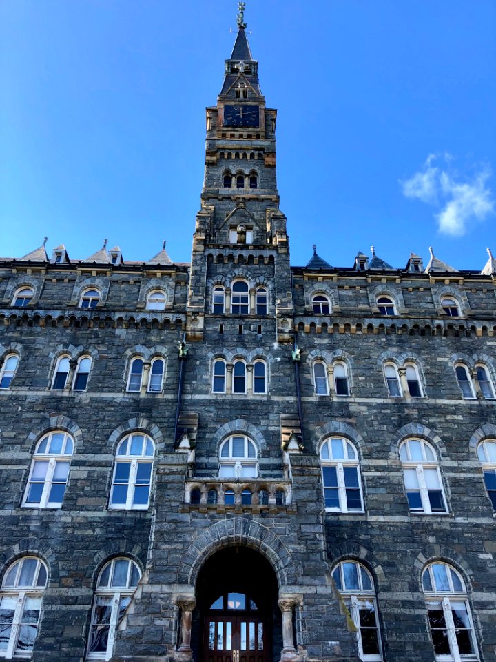 Healy Hall, Georgetown University, Georgetown, Washington,… 