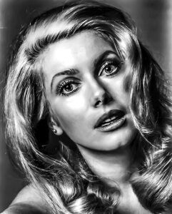 Catherine deneuve portrait hollywood actress