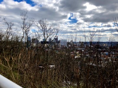 View from Dorsey Street, Mount Auburn, Cincinnati, OH 
