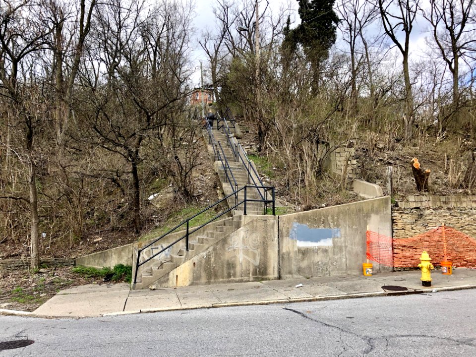 Main Street Steps, Mount Auburn, Cincinnati, OH 