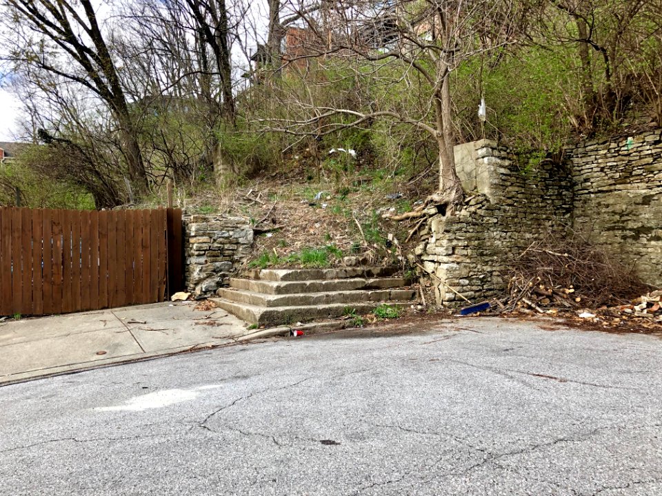Old Lang Street Steps, Mount Auburn, Cincinnati, OH 