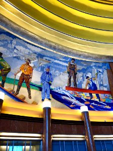 Rotunda Mosaics, Cincinnati Union Terminal, Queensgate, Ci… 