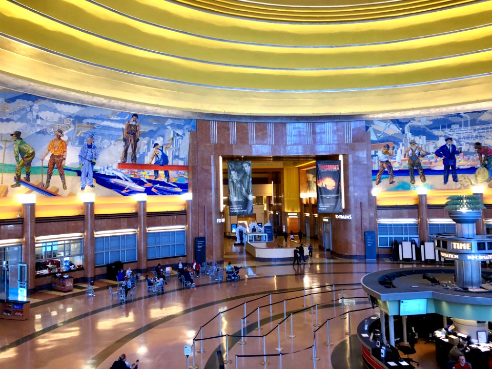 Rotunda Mosaics, Cincinnati Union Terminal, Queensgate, Ci… 