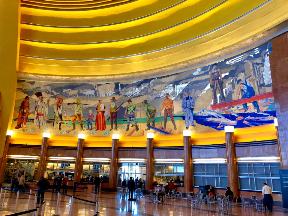 Rotunda Mosaics, Cincinnati Union Terminal, Queensgate, Ci… 