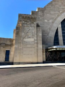 Facade Detail, Cincinnati Union Terminal, Queensgate, Cinc… 